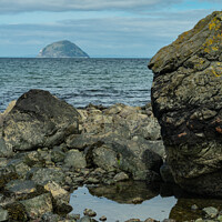 Buy canvas prints of View to Ailsa Craig, Scotland by Heather Athey