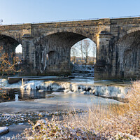 Buy canvas prints of Alston Arches, Haltwhistle, Northumberland in Winter by Heather Athey