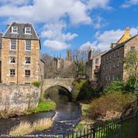 Buy canvas prints of Bells Brae bridge at Dean Village, Edinburgh by Heather Athey