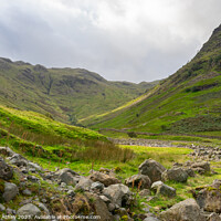Buy canvas prints of Seathwaite Fell, Lake District by Heather Athey