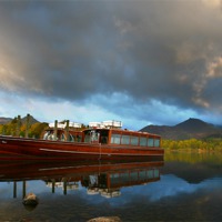 Buy canvas prints of Keswick Launches by Heather Athey