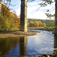 Buy canvas prints of Lambley Viaduct by Heather Athey