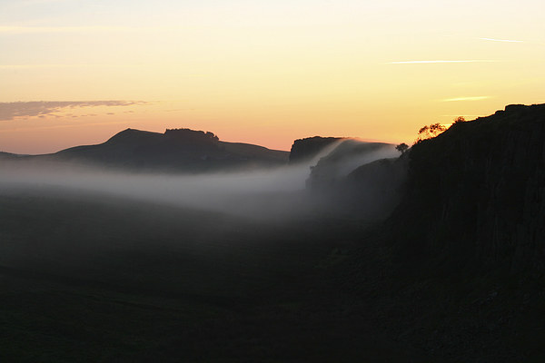 Dawn from Steel Rigg, Northumberland Picture Board by Heather Athey