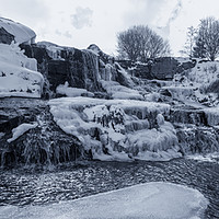 Buy canvas prints of Frozen Falls by Heather Athey