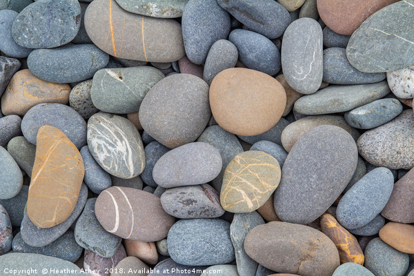 Pebbles on the Beach Picture Board by Heather Athey