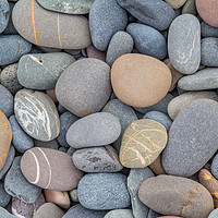 Buy canvas prints of Pebbles on the Beach by Heather Athey