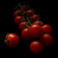 Buy canvas prints of Cherry tomatoes 1 by Heather Athey