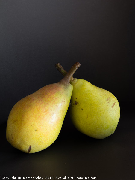 A pair of pears Picture Board by Heather Athey
