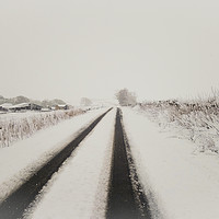 Buy canvas prints of Snow in Northumberland by Heather Athey