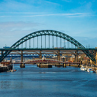Buy canvas prints of Newcastle river view by Heather Athey