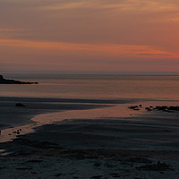 Buy canvas prints of Sunset at Port Logan by Heather Athey