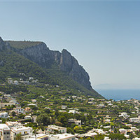 Buy canvas prints of Panorama of Capri by Oliver Walton