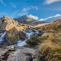Buy canvas prints of Tryfan in the clouds by Phil Tinkler