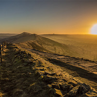 Buy canvas prints of Castleton and the Great Ridge. by Phil Tinkler