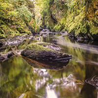 Buy canvas prints of  Fairy Glen in Snowdonia Wales  by Phil Tinkler