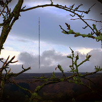 Buy canvas prints of Bilsdale mast by andrew pearson