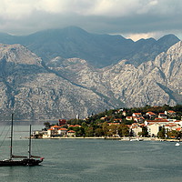 Buy canvas prints of Anchored in Montenegro by Graeme B