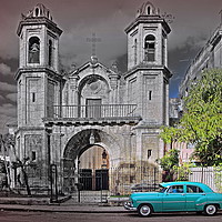 Buy canvas prints of Cuban Church by Graeme B