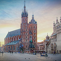 Buy canvas prints of St. Marys Basilica Early  Morning by Graeme B