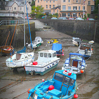 Buy canvas prints of Lynmouth harbour by Graeme B