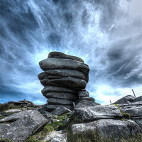 Buy canvas prints of The Cheesering on Bodmin Moor by Dave Bell