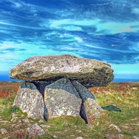 Buy canvas prints of Cornish Dolmen by Dave Bell
