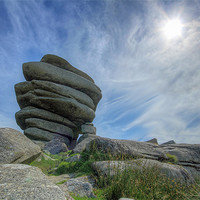 Buy canvas prints of Rocks Balancing by Dave Bell