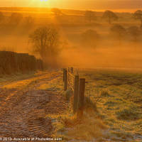 Buy canvas prints of The First Rays Of Morning by Dave Bell