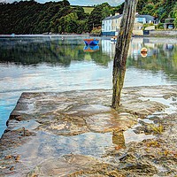 Buy canvas prints of Wear Quay in Devon by Dave Bell
