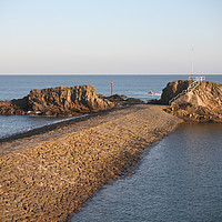 Buy canvas prints of Bude Breakwater by Dave Bell