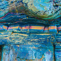 Buy canvas prints of  Rock Colored by Dave Bell