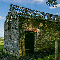 Buy canvas prints of Old Barn by Dave Bell