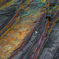Buy canvas prints of Colored Rock by Dave Bell