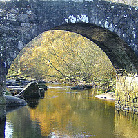 Buy canvas prints of Dartmoor Bridge Arch by Dave Bell