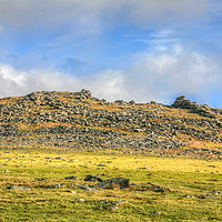 Buy canvas prints of Rough Tor by Dave Bell