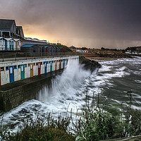 Buy canvas prints of wild Seas at Bude by Dave Bell