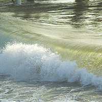 Buy canvas prints of Glass Wave by Dave Bell