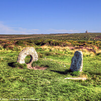 Buy canvas prints of Man An Tol     Cornish Monument by Dave Bell