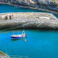 Buy canvas prints of Boscastle harbour  by Dave Bell