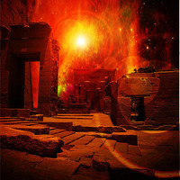 Buy canvas prints of Philae Temple - Revisited. by Glynne Pritchard