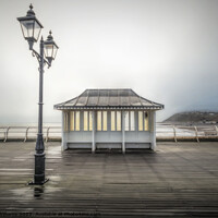 Buy canvas prints of Another raining day in Cromer by Martin Williams