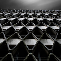 Buy canvas prints of Brutalistic Prince Street Car Park - Bristol by Martin Williams