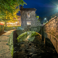 Buy canvas prints of Bridge House, Ambleside in the Lake District by Martin Williams
