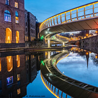 Buy canvas prints of Castle Bridge snaking over the river in Bristol, UK by Martin Williams