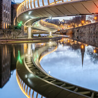Buy canvas prints of Snaking Castle Bridge in Bristol, England by Martin Williams