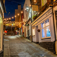 Buy canvas prints of Christmas steps in Bristol, England by Martin Williams