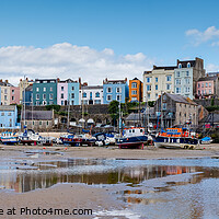 Buy canvas prints of Tenby Panoramic by Martin Williams