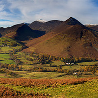 Buy canvas prints of Newlands Valley from Catbells by Martin Williams