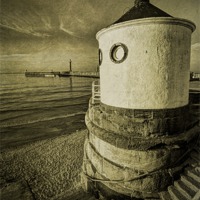 Buy canvas prints of Whitby Round House by Martin Williams