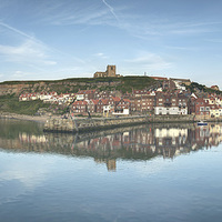 Buy canvas prints of Whitby Harbour Blues by Martin Williams